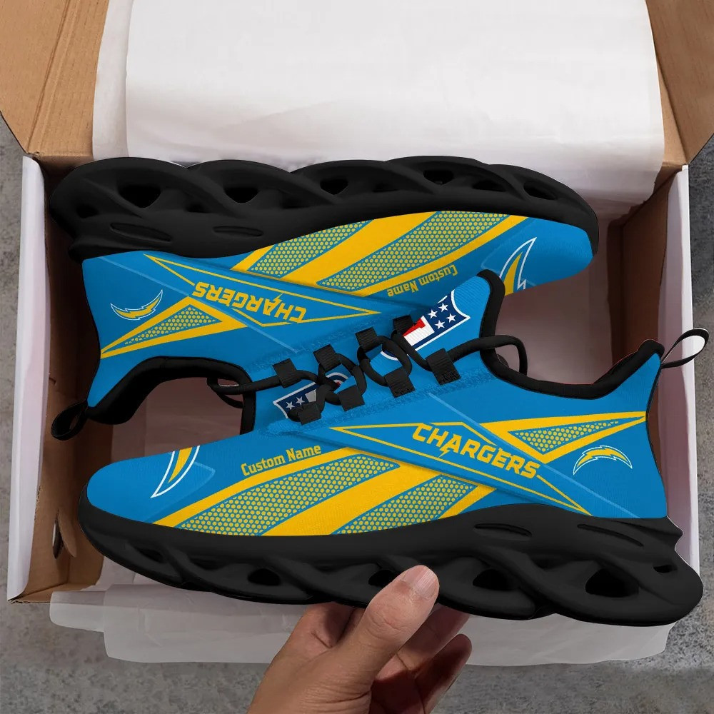 Los Angeles Chargers Personalized Yezy Running Sneakers PBIAIT6