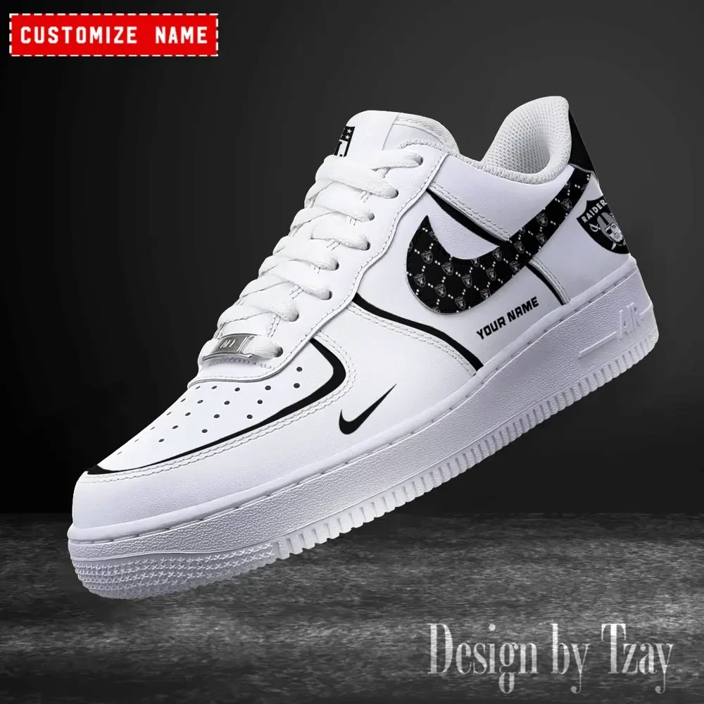 BGAF1S645-Las Vegas Raiders Personalized New AF1 Shoes