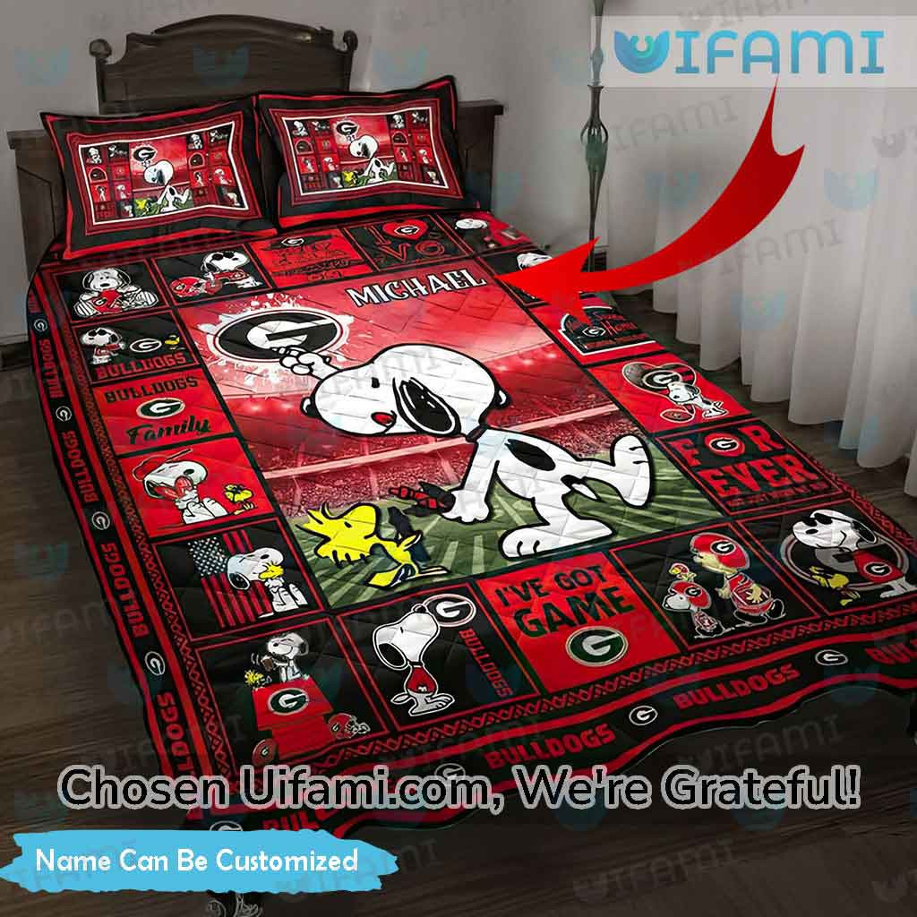 Custom Georgia Bulldogs Bedding Set BD788U