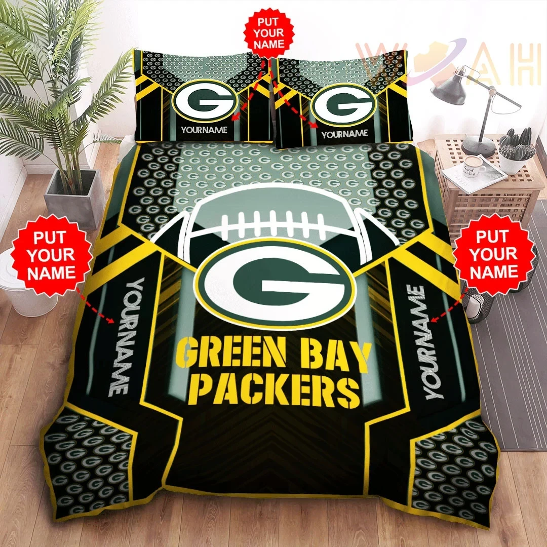 GREEN BAY PACKERS PERSONALIZED BEDDING SET BG27