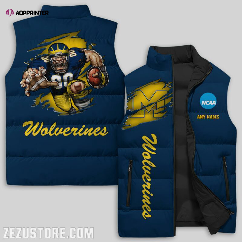 Michigan Wolverines Sleeveless Down Jacket DJ1FG