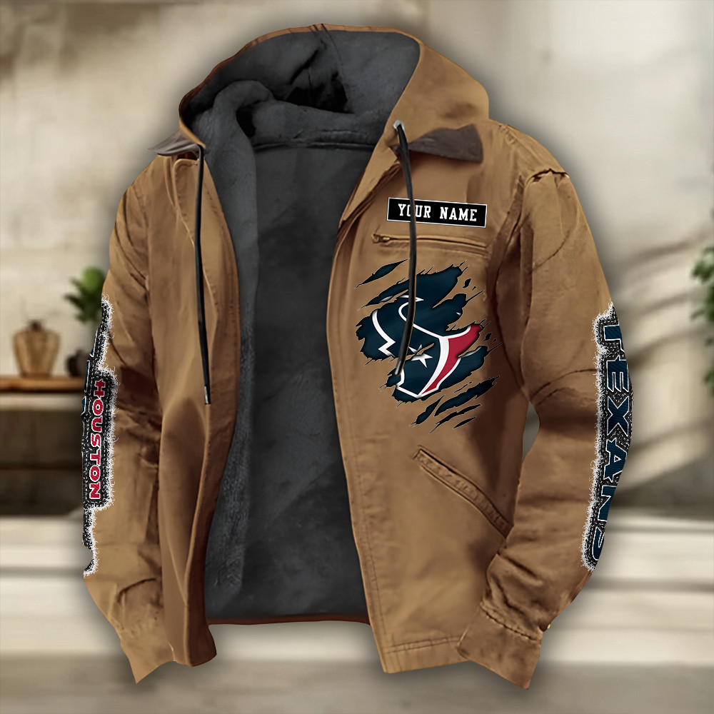 Houston Texans Heavyweight Hooded Jacket SPTPJH270