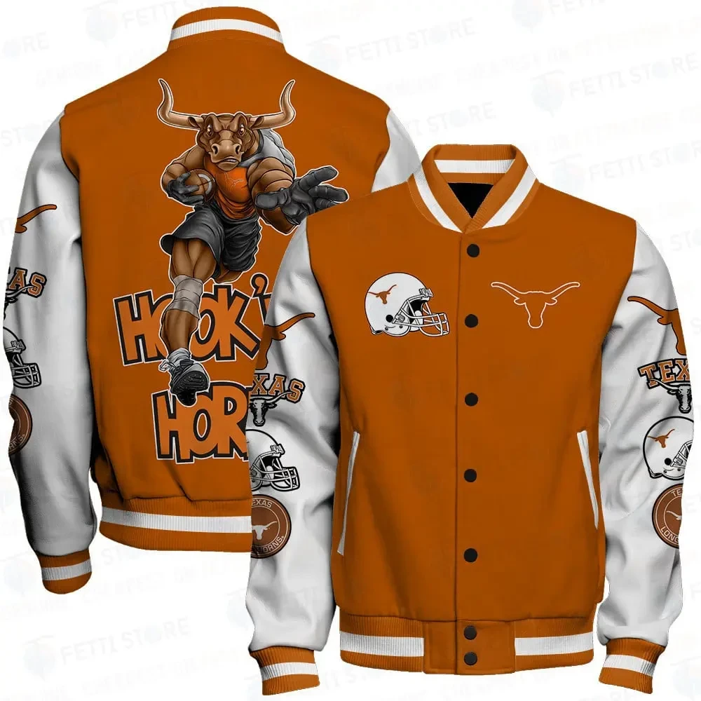 Texas Longhorns Styles Varsity Jacket JAC345