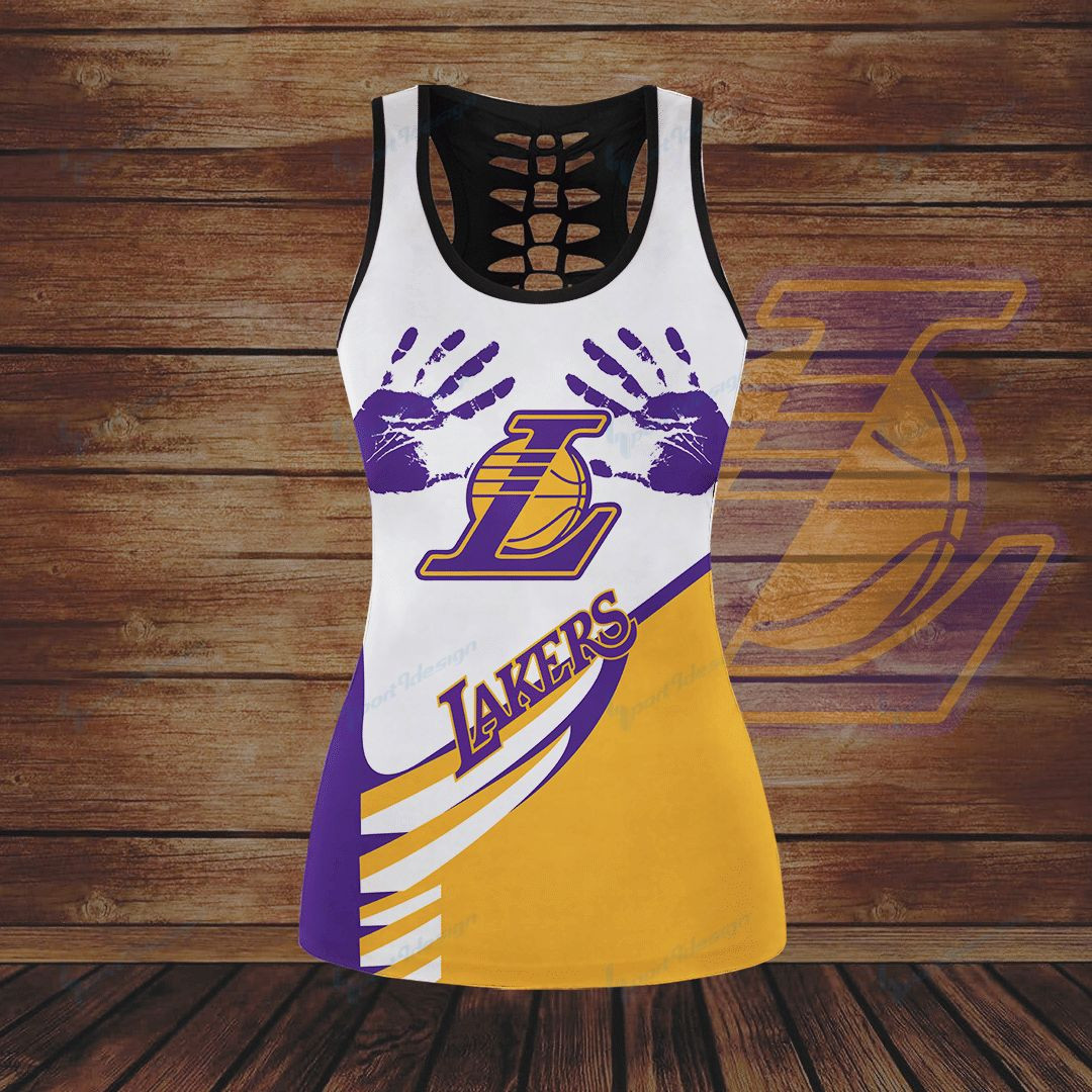 Los Angeles Lakers Leggings And Tank Top PB0TZ2G