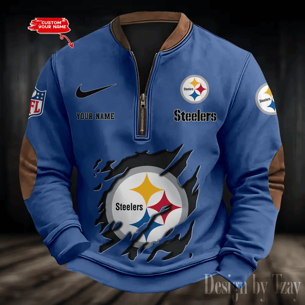 Pittsburgh Steelers Print Vintage Sweatshirt PB338SP