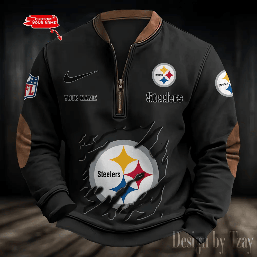 Pittsburgh Steelers Print Vintage Sweatshirt PB338SP