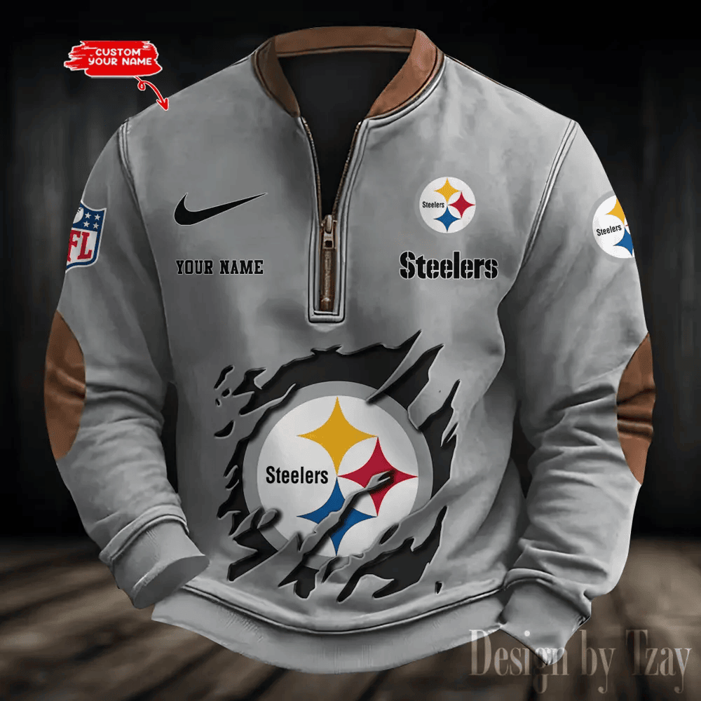 Pittsburgh Steelers Print Vintage Sweatshirt PB338SP
