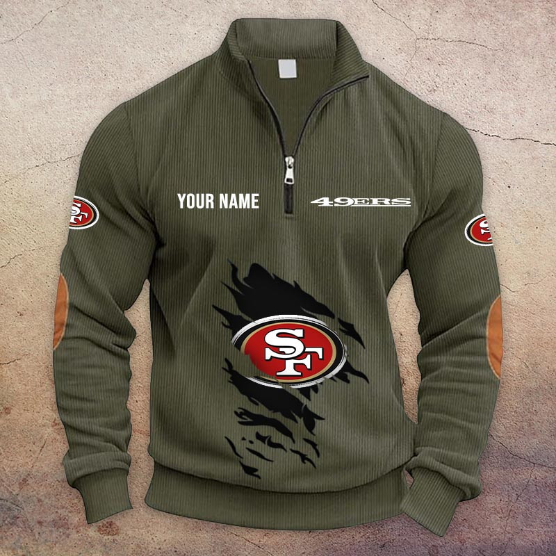 San Francisco 49ers Half-Zip Hoodie PB1VHL2