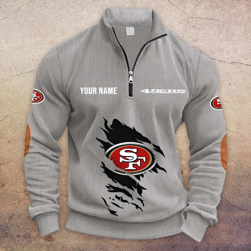 San Francisco 49ers Half-Zip Hoodie PB1VHL2