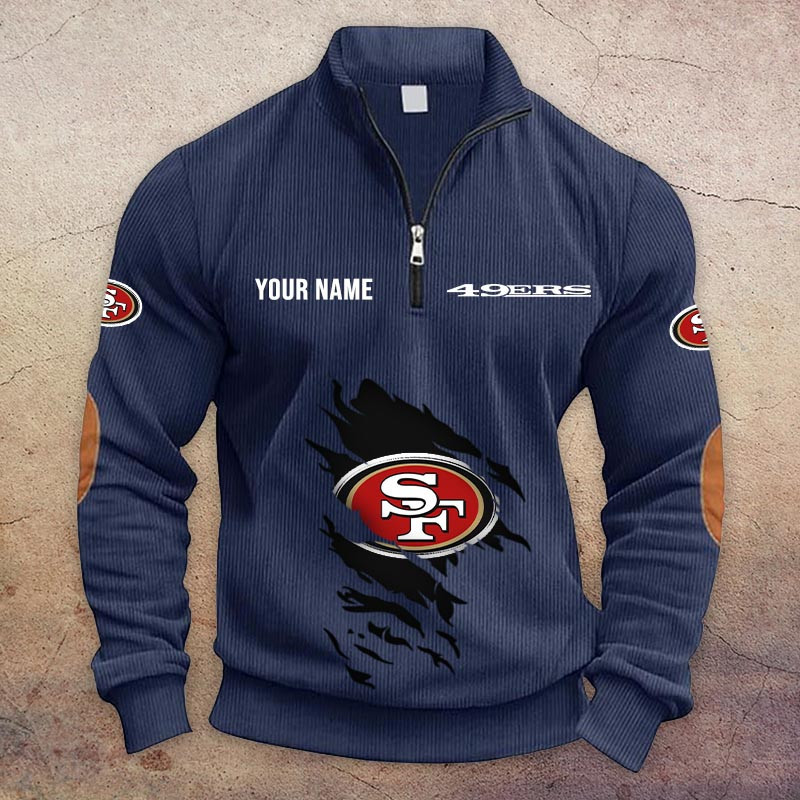 San Francisco 49ers Half-Zip Hoodie PB1VHL2