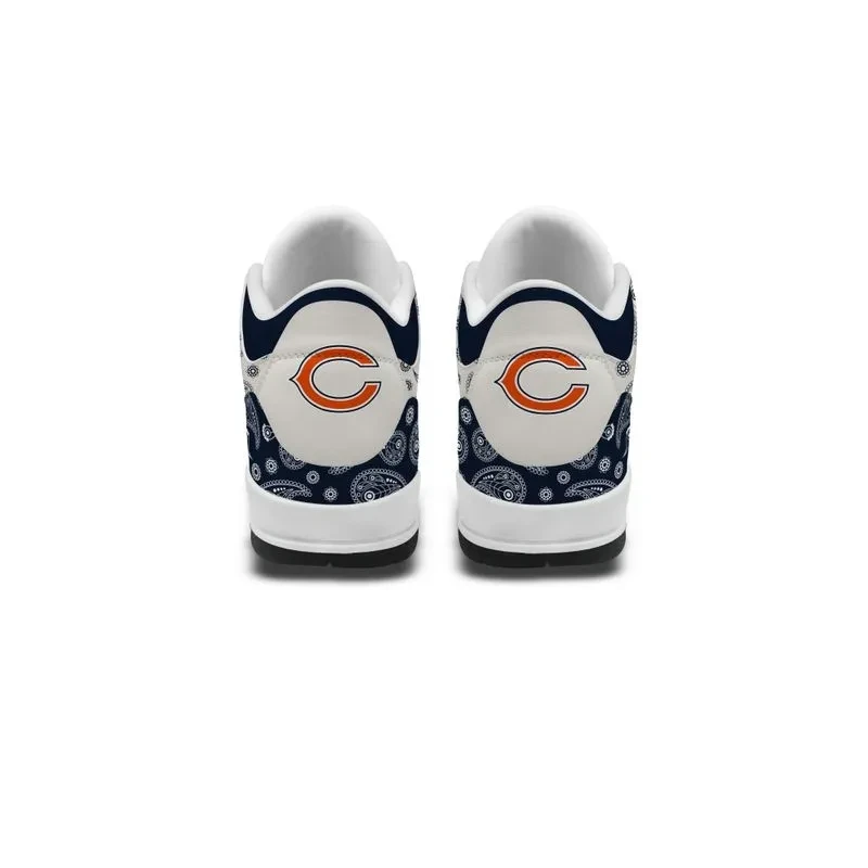 Chicago Bears Basic Leather JD03 Shoes Men and Women PB2LJNY