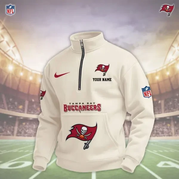 Tampa Bay Buccaneers Pullover Half Zipper