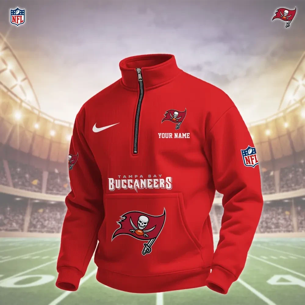Tampa Bay Buccaneers Pullover Half Zipper