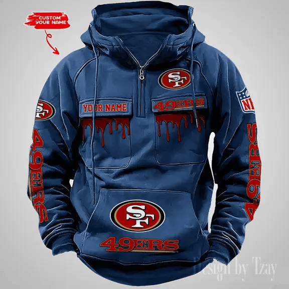 San Francisco 49ers Vintage Men Hoodie DV22 PBG8Q62