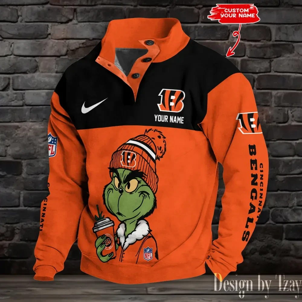 Cincinnati Bengals Sport Print Sweatshirt S9DBSCH704