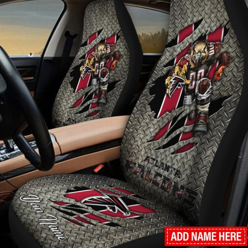 Atlanta Falcons Personalized Car Seat Covers PBUQT8A