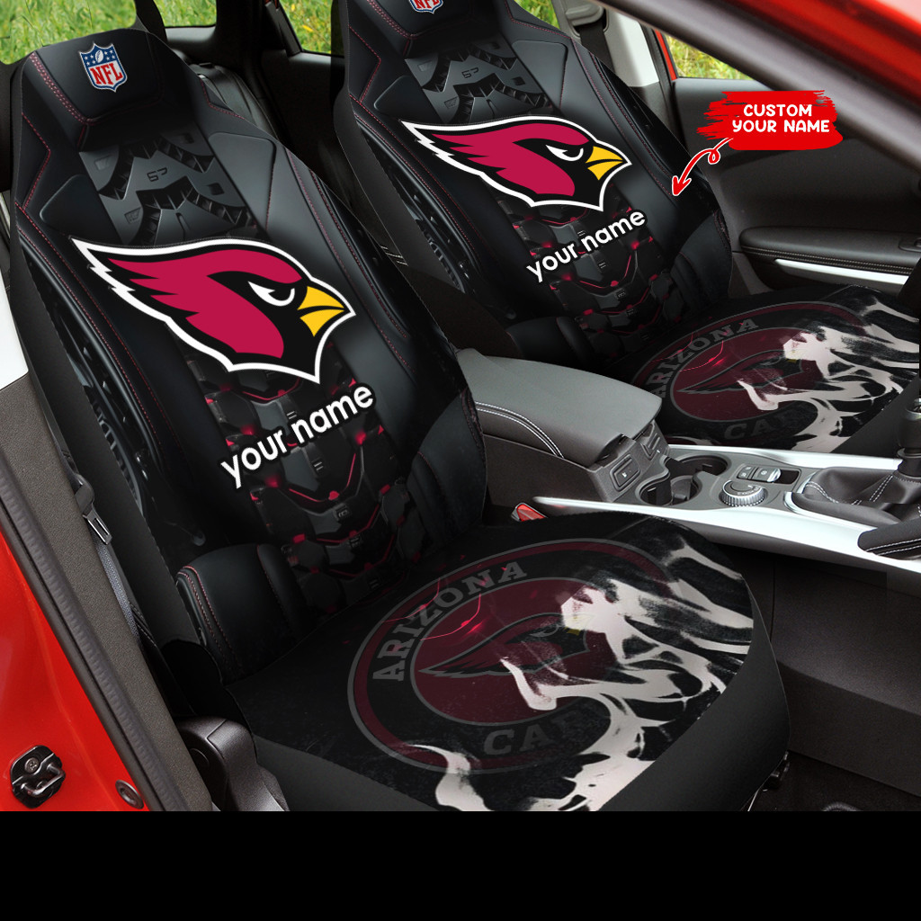 Arizona Cardinals Personalized Car Seat Covers BGCSC718