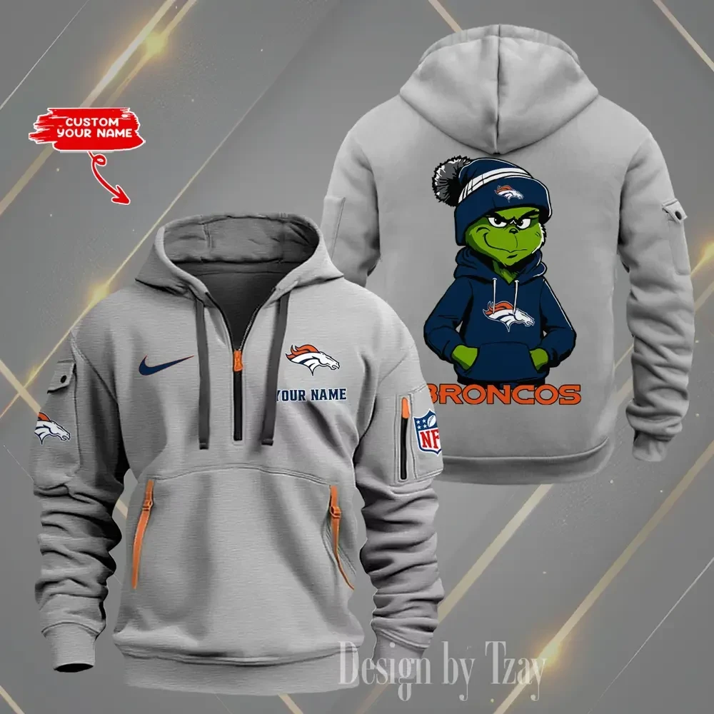 Denver Broncos Heavy Hoodies PB4MXPS