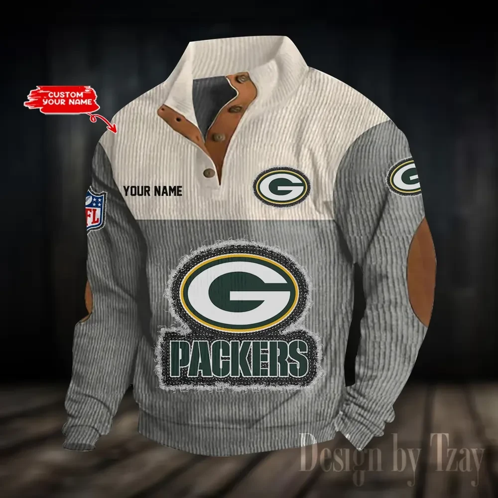 Green Bay Packers Sports Print Sweatshirt PBU913K