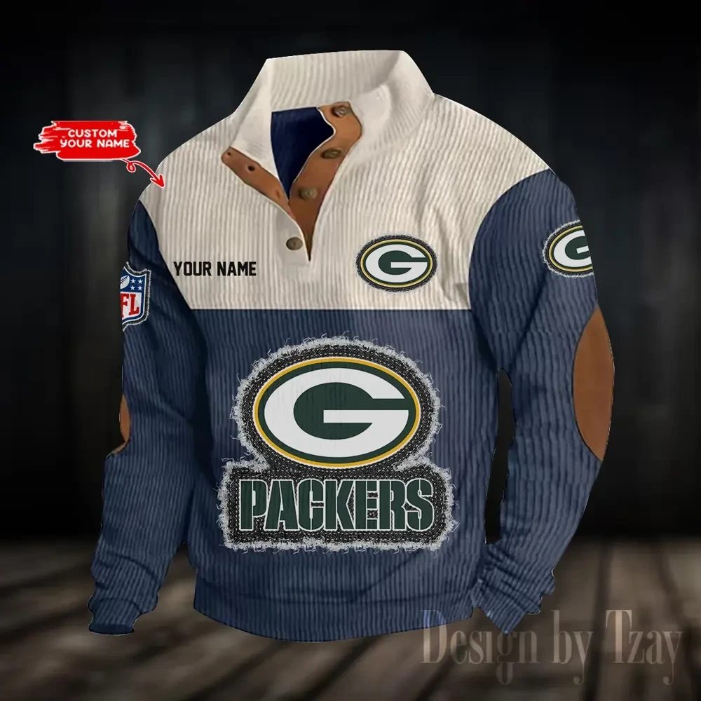 Green Bay Packers Sports Print Sweatshirt PBU913K