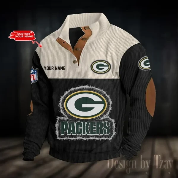 Green Bay Packers Sports Print Sweatshirt PBU913K