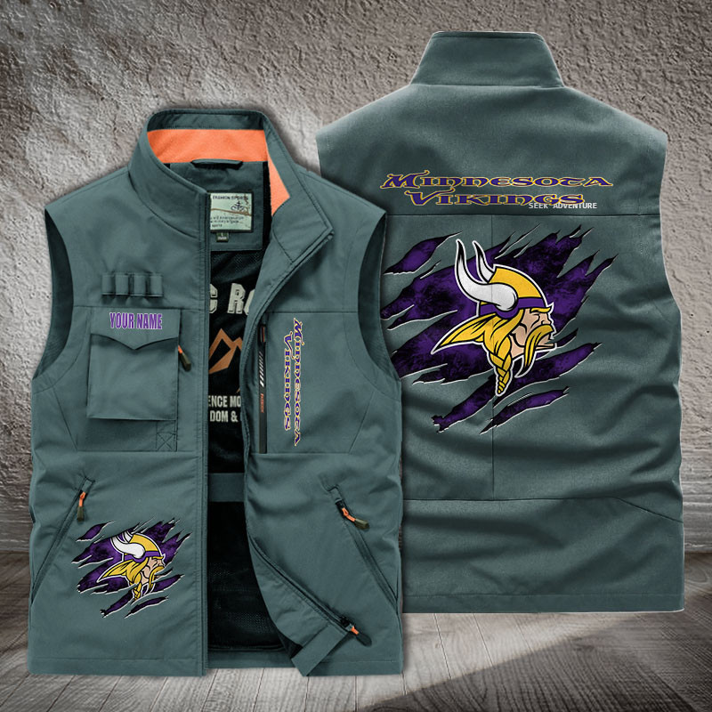 Minnesota Vikings Vest PBO3K5G