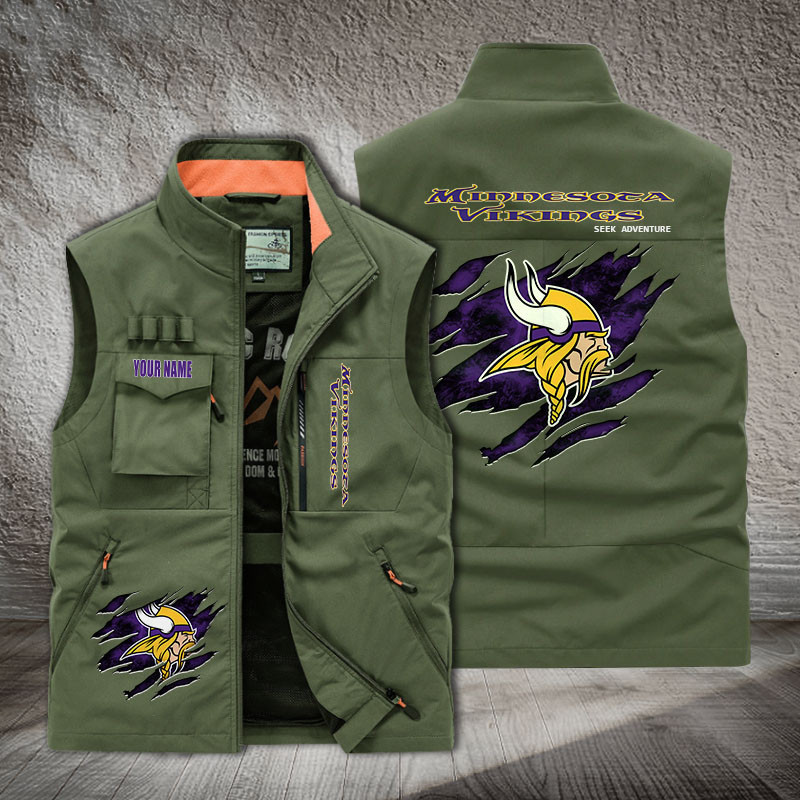 Minnesota Vikings Vest PBO3K5G