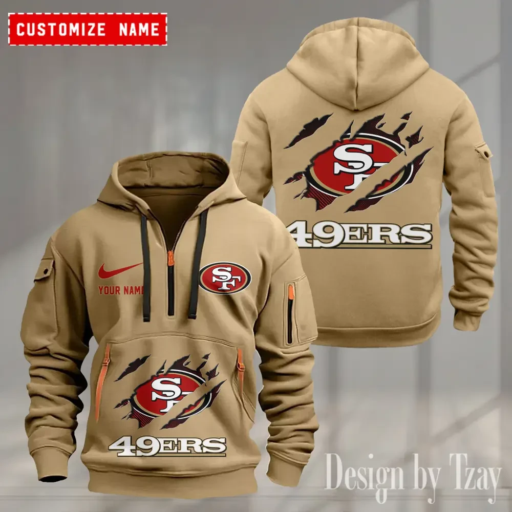 San Francisco 49ers Heavy Fleece Pullover Hoodie PBJZ0I7
