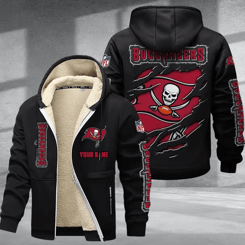 Tampa Bay Buccaneers Thickened Zipper Hoodies PBRFX66
