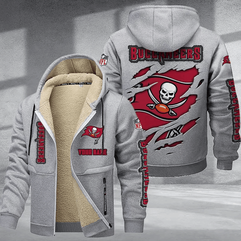Tampa Bay Buccaneers Thickened Zipper Hoodies PBRFX66