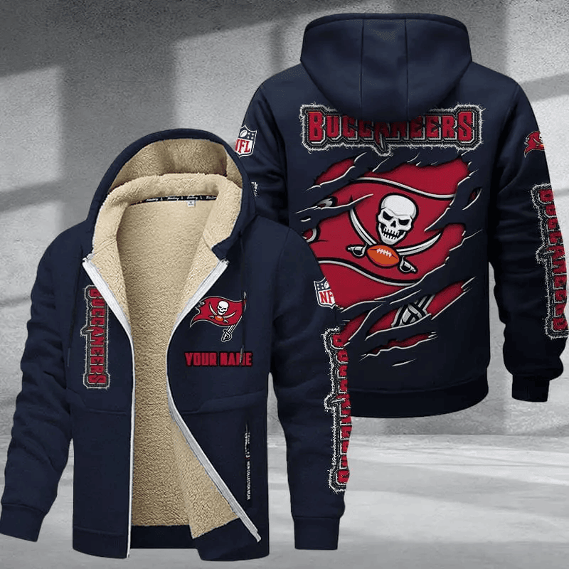 Tampa Bay Buccaneers Thickened Zipper Hoodies PBRFX66