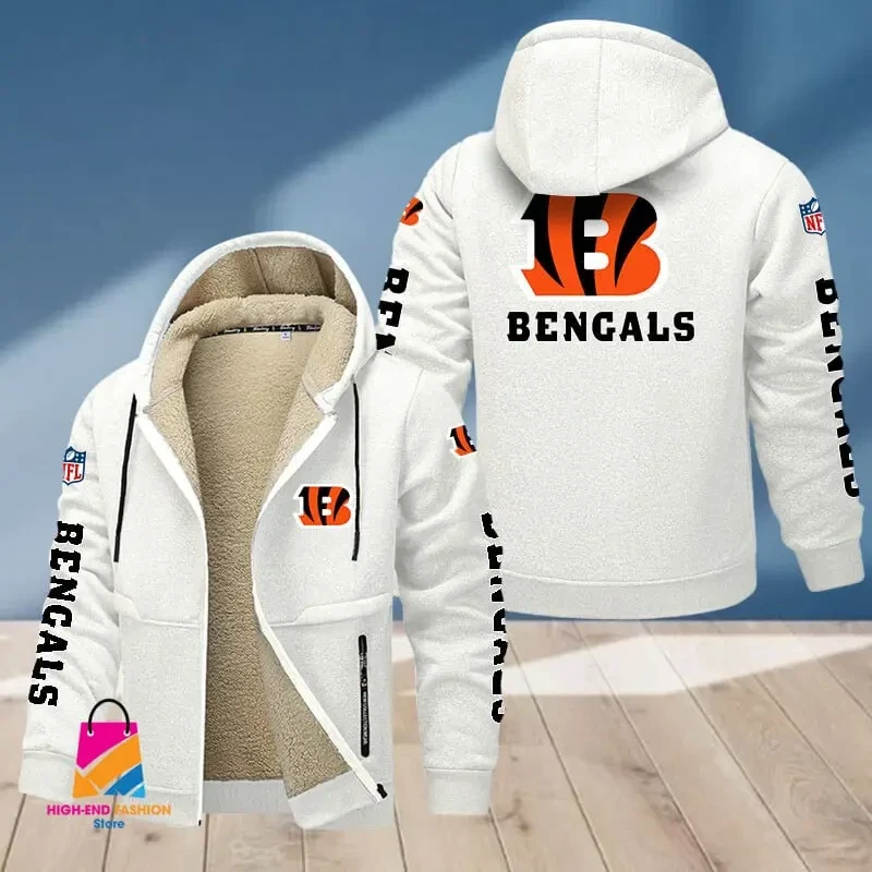 Cincinnati Bengals Multicolor Thickened Zipper Hoodies PBT0BL9