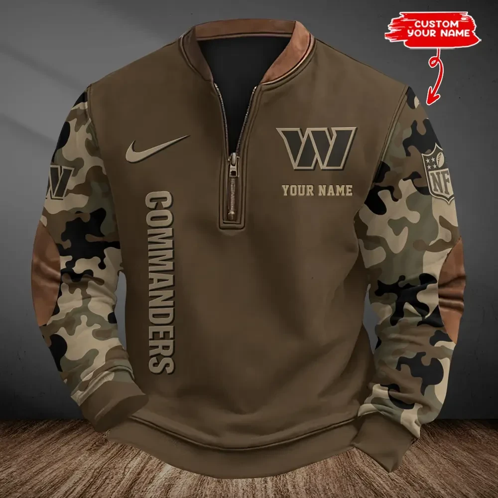 Washington Commanders Classic Half Zip Pullover SPTCHZP064
