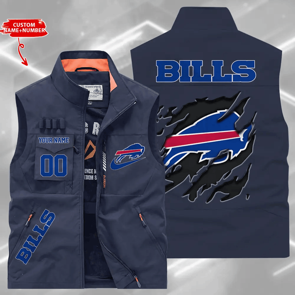 Buffalo Bills Sleeveless Jacket Multicolor PBR0C5H