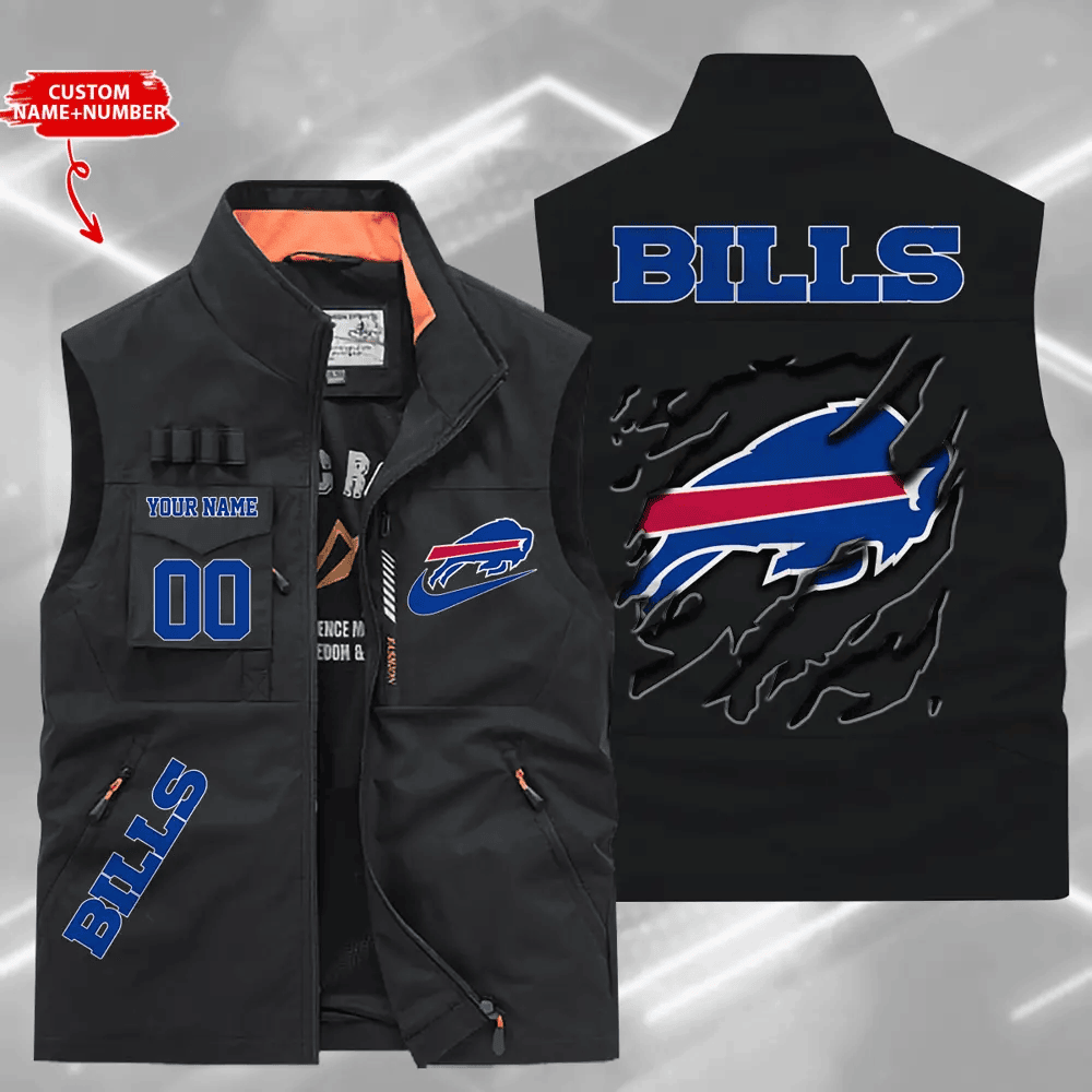 Buffalo Bills Sleeveless Jacket Multicolor PBR0C5H