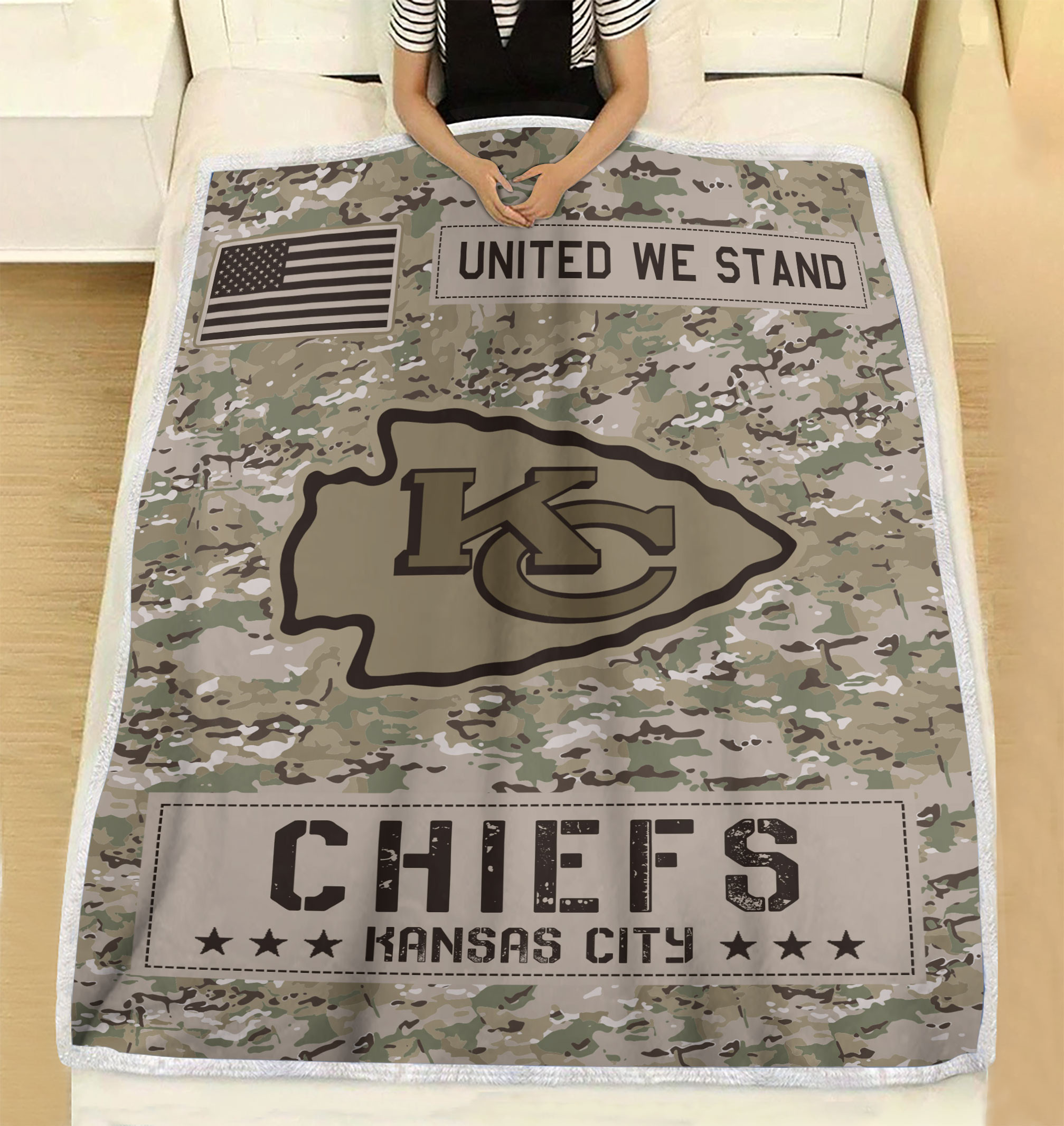 NFL Kansas City Chiefs Fleece Blanket & Quilt Nicegift BLQA4P7