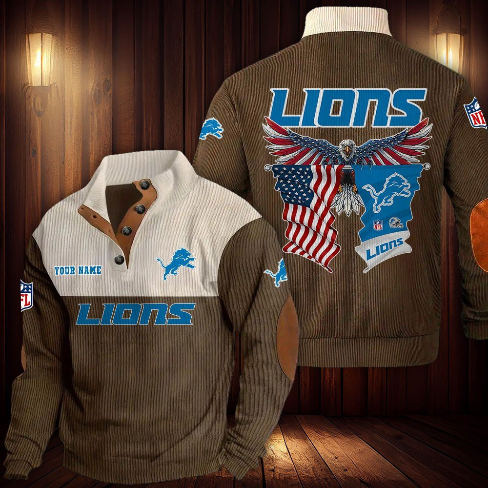 Detroit Lions Sports Sweatshirt Hoodie S9DBSC444