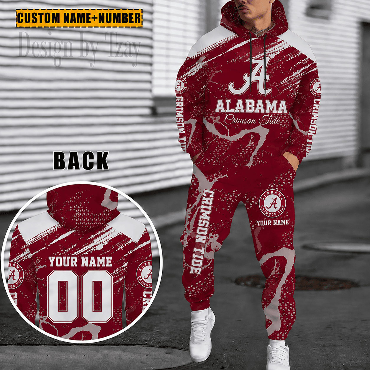 Alabama crimson tide Combo Hoodie And Sweatpants Gift For Fan MG7844