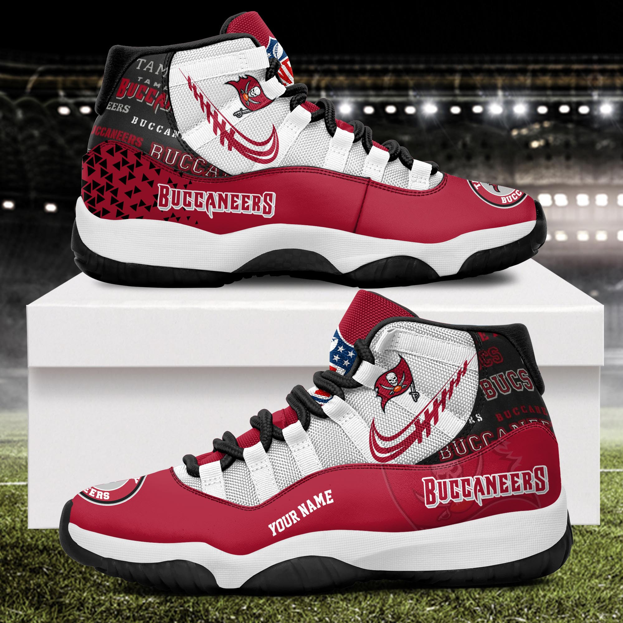 Tampa Bay Buccaneers Air Jordan 11 Shoes JD021