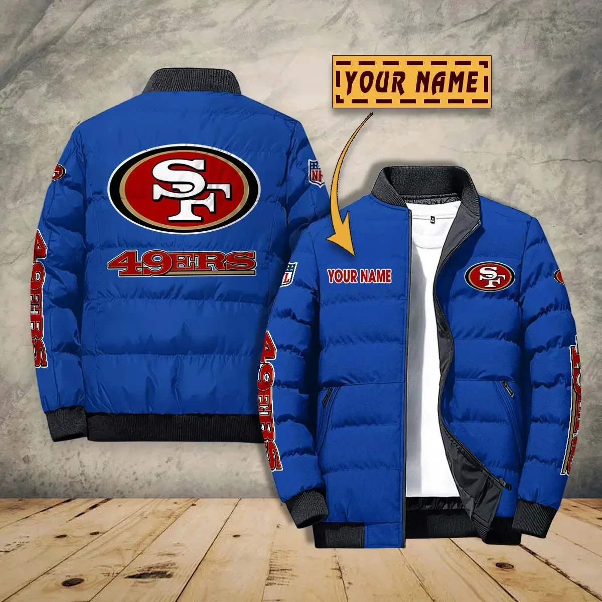 San Francisco 49ers Puffer Jacket PBNMQ61