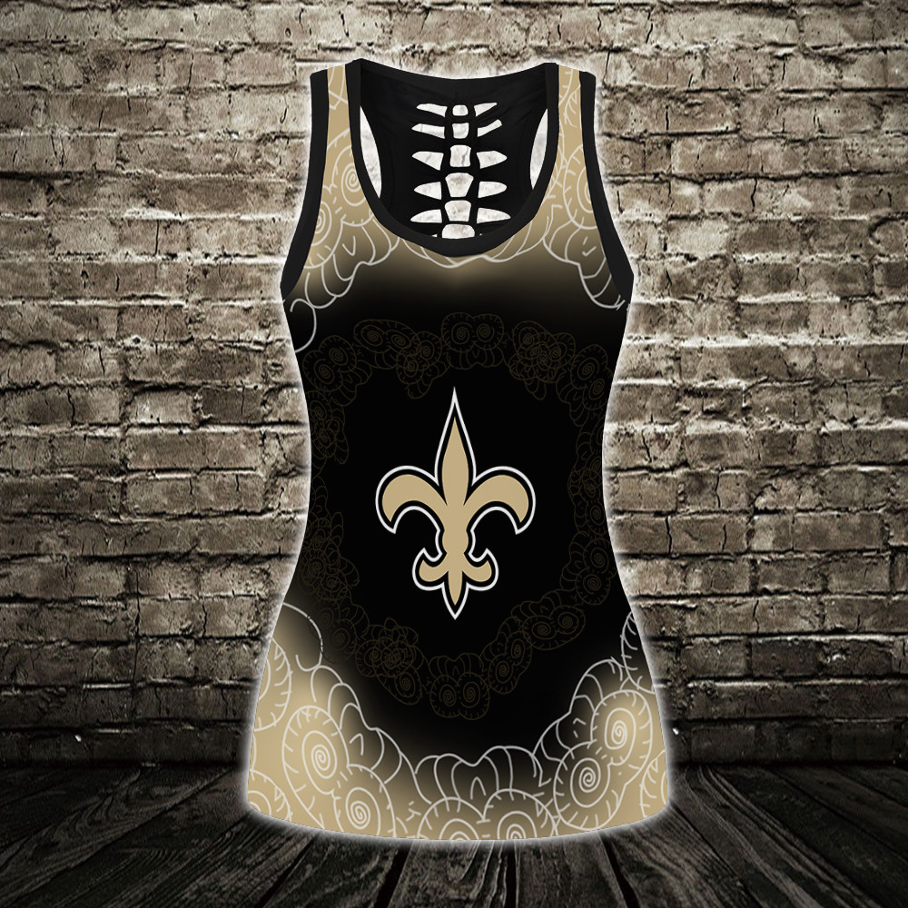 New Orleans Saints Combo Tank Top And Leggings PBK20HV