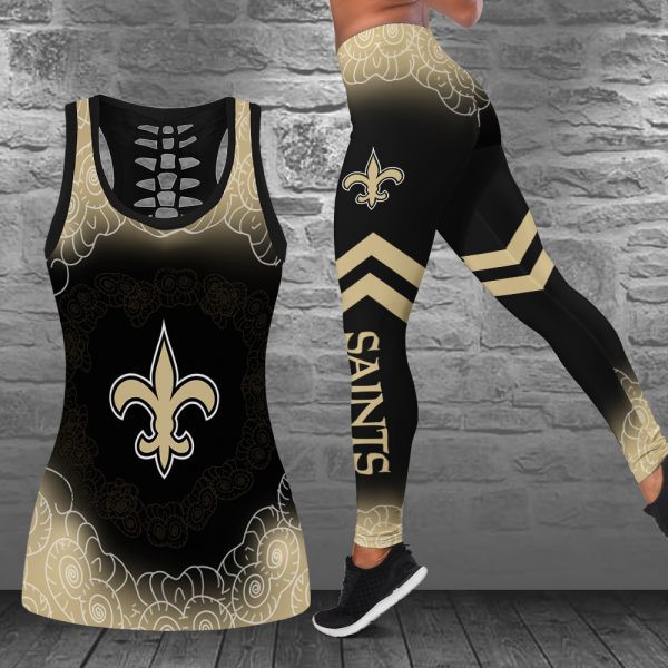 New Orleans Saints Combo Tank Top And Leggings PBK20HV