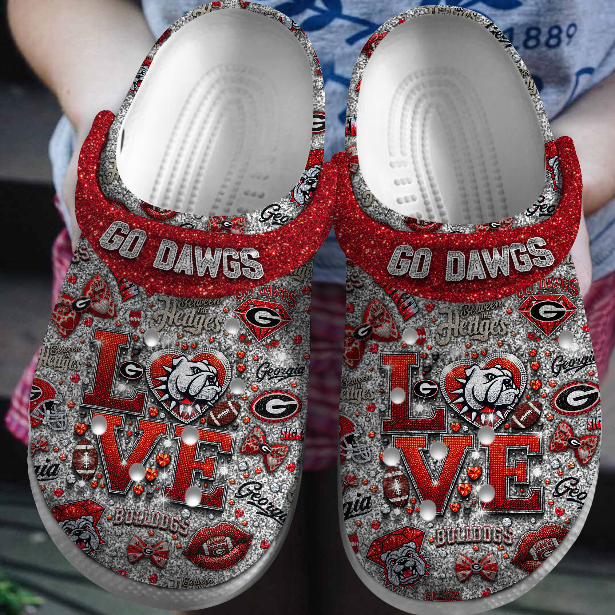 Georgia bulldogs Personalized Limited Clog C9E4