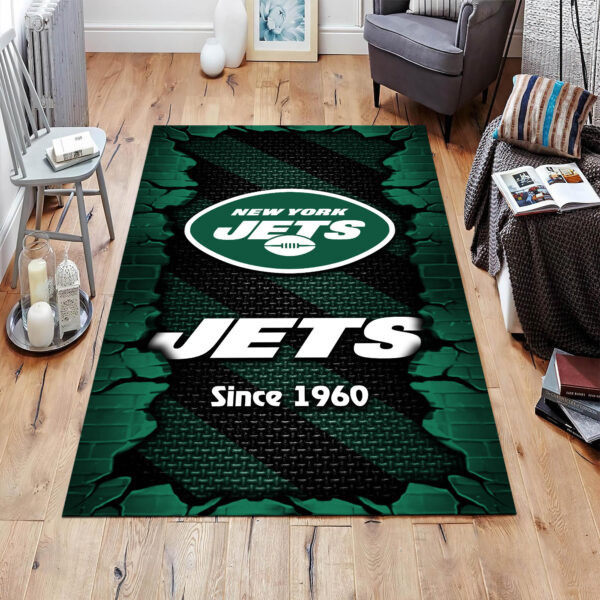 New York Jets Rectangle Rug PB8DE2K