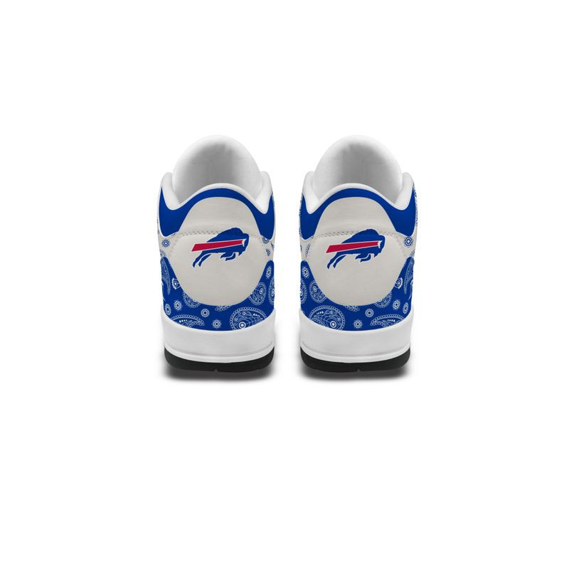 Buffalo Bills Basic Leather JD03 Shoes Men and Women PBK8XEF
