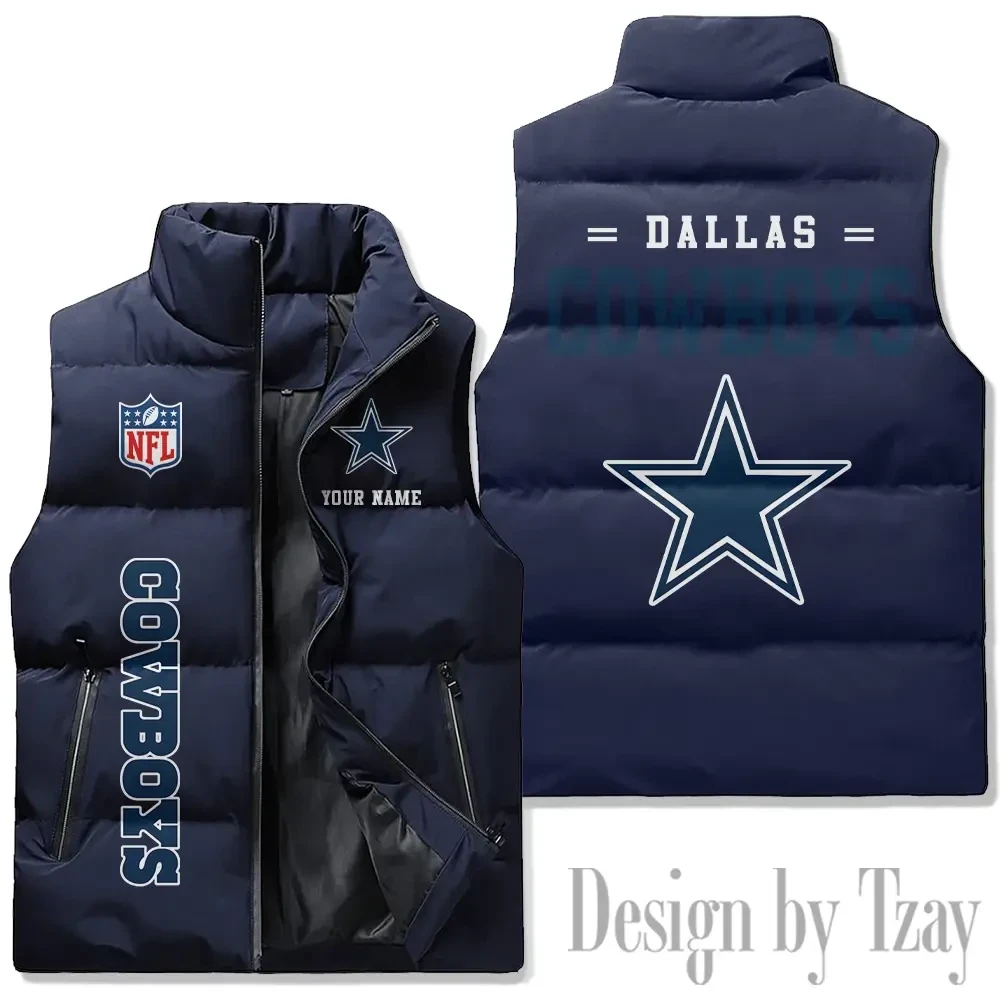 Dallas Cowboys Sleeveless Down Puffer Vest PB2F2YN