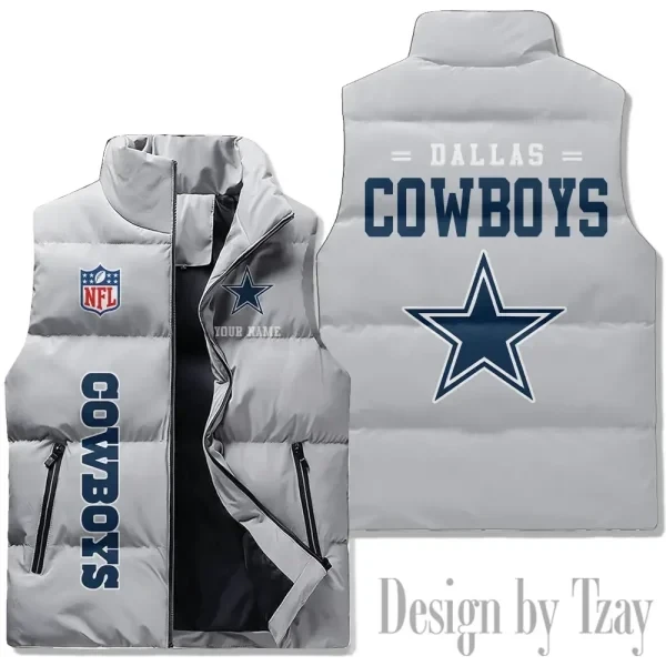 Dallas Cowboys Sleeveless Down Puffer Vest PB2F2YN