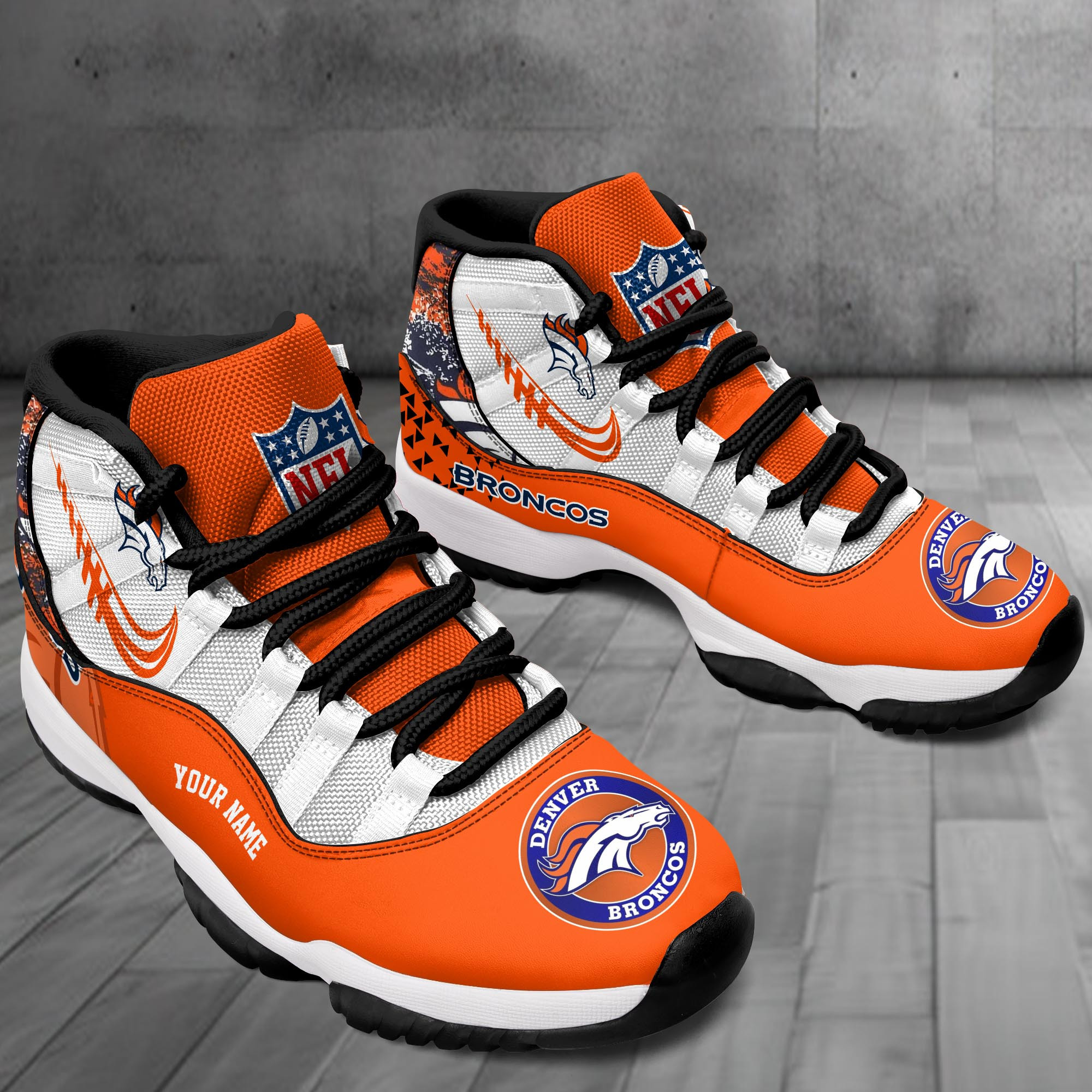 Denver Broncos Air Jordan 11 Shoes PBW751N