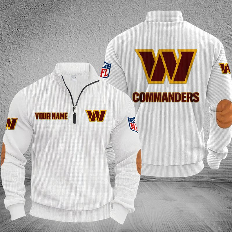Washington Commanders Stand Collar Half-zip Sweatshirt Multicolor PB7ITBU
