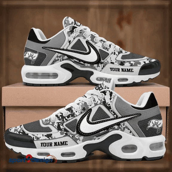 Tampa Bay Buccaneers Custom Camo Print Athletic T-N Sneakers PBIBA0I